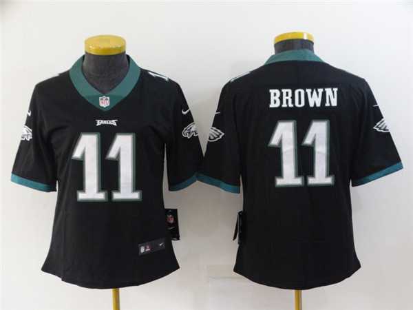 Women's Philadelphia Eagles #11 A. J. Brown Black Vapor Stitched Football Jersey,We sell and wholesale Women's Philadelphia Eagles #11 A. J. Brown Black Vapor Stitched Football Jersey on line form chian!